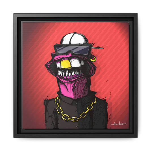 Creep #063 - Gallery Canvas Wraps, Square Frame