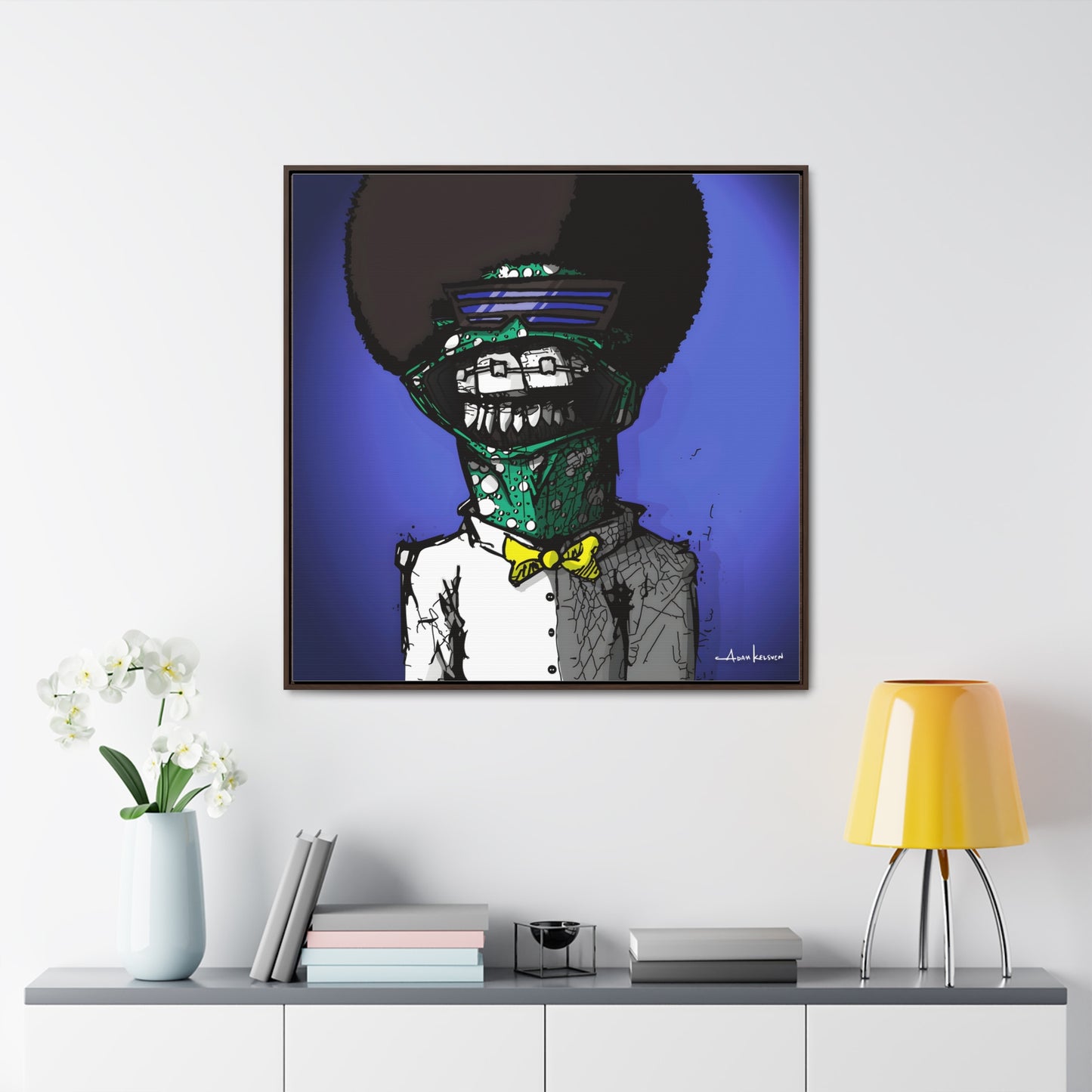 Creep #159 - Gallery Canvas Wraps, Square Frame