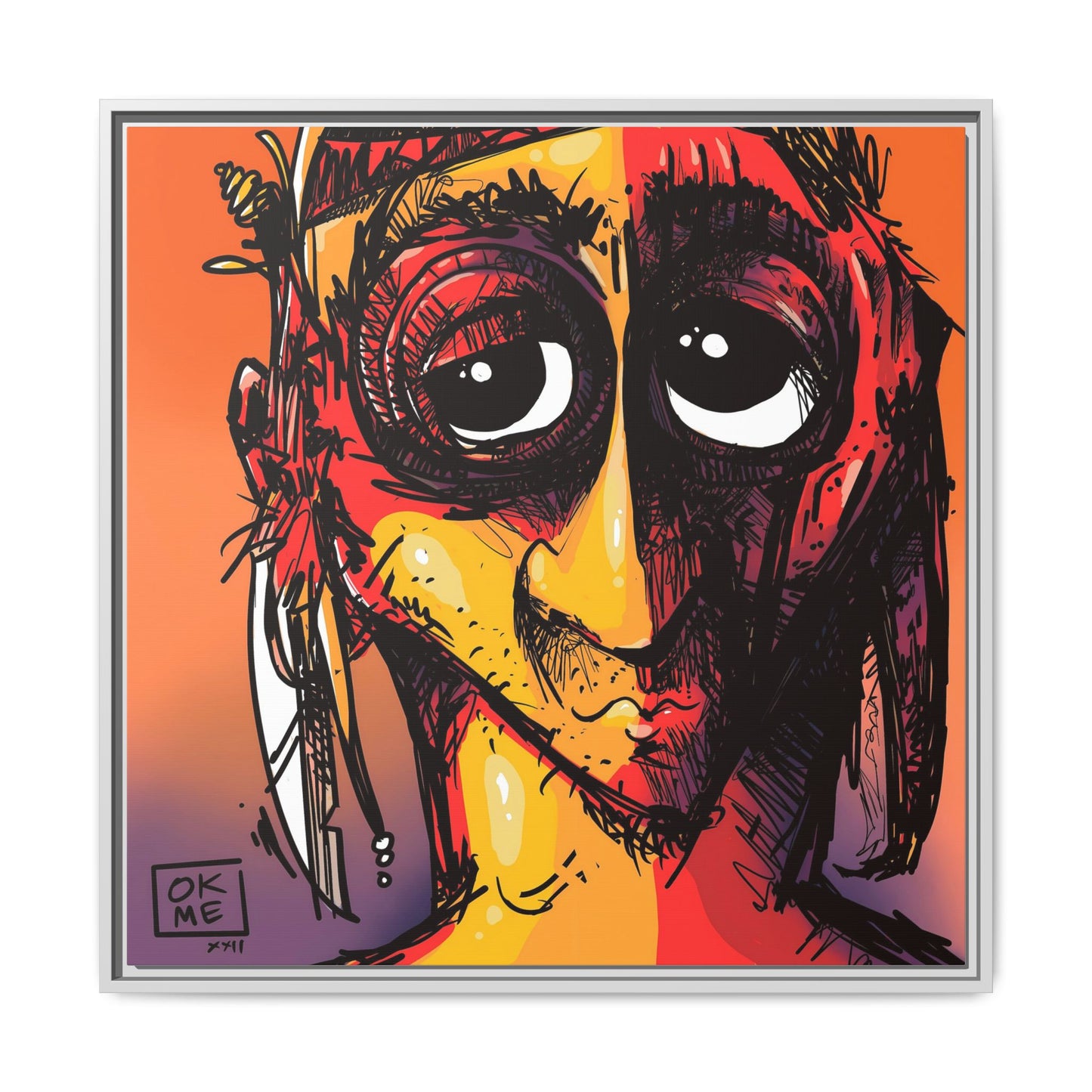 Serf - Gallery Canvas Wrap, Square Frame