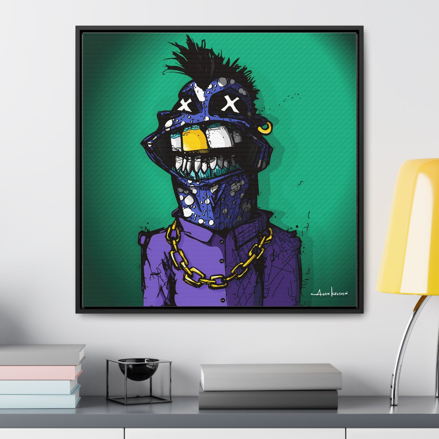 Creep #169 - Gallery Canvas Wraps, Square Frame