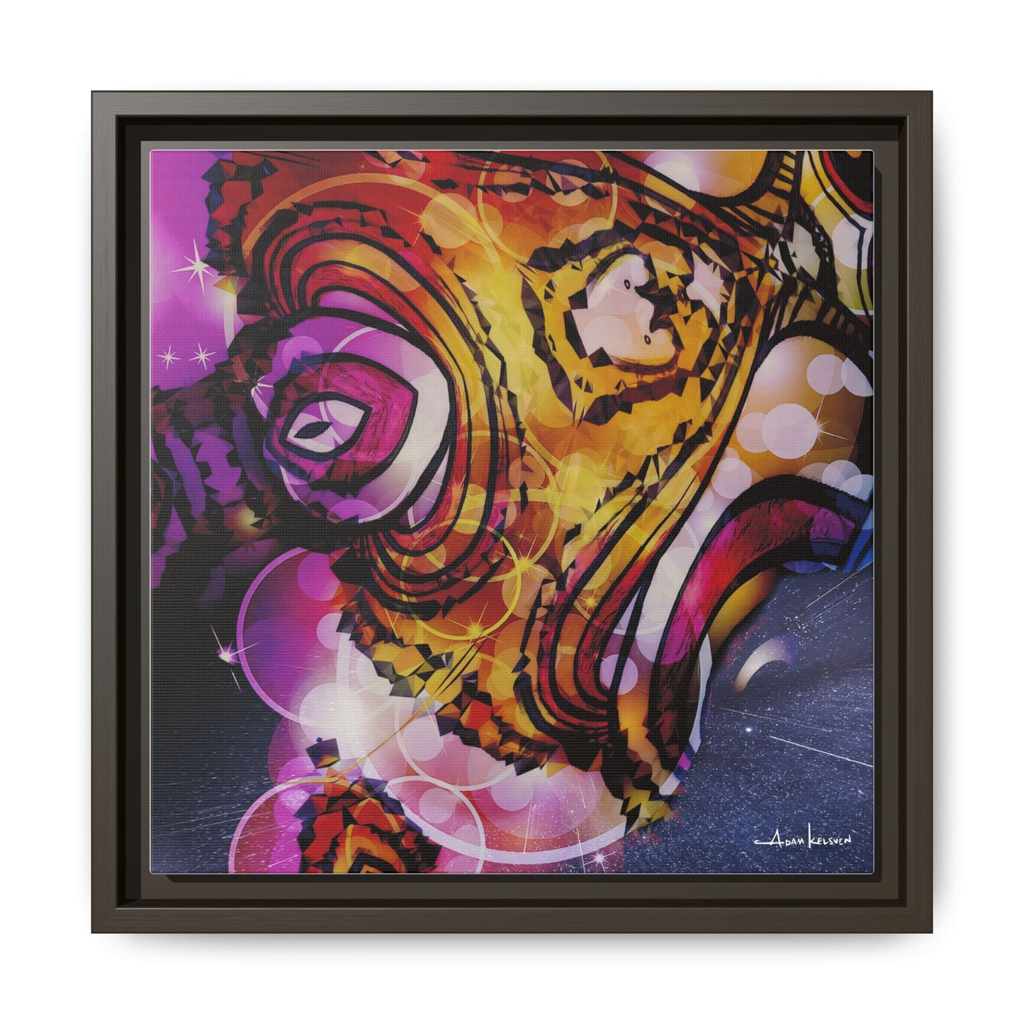 It's Pretty Out There - Gallery Canvas Wrap, Square Frame