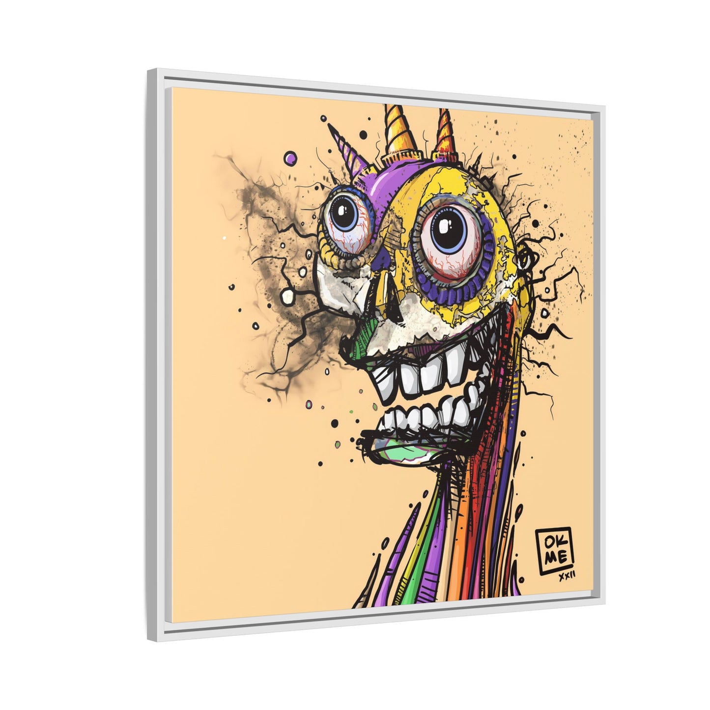 Fanta - Gallery Canvas Wrap, Square Frame