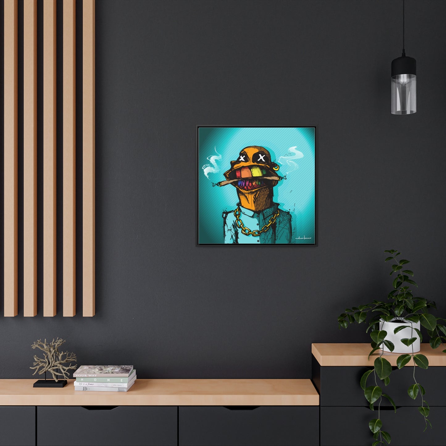 Creep #240 - Gallery Canvas Wraps, Square Frame