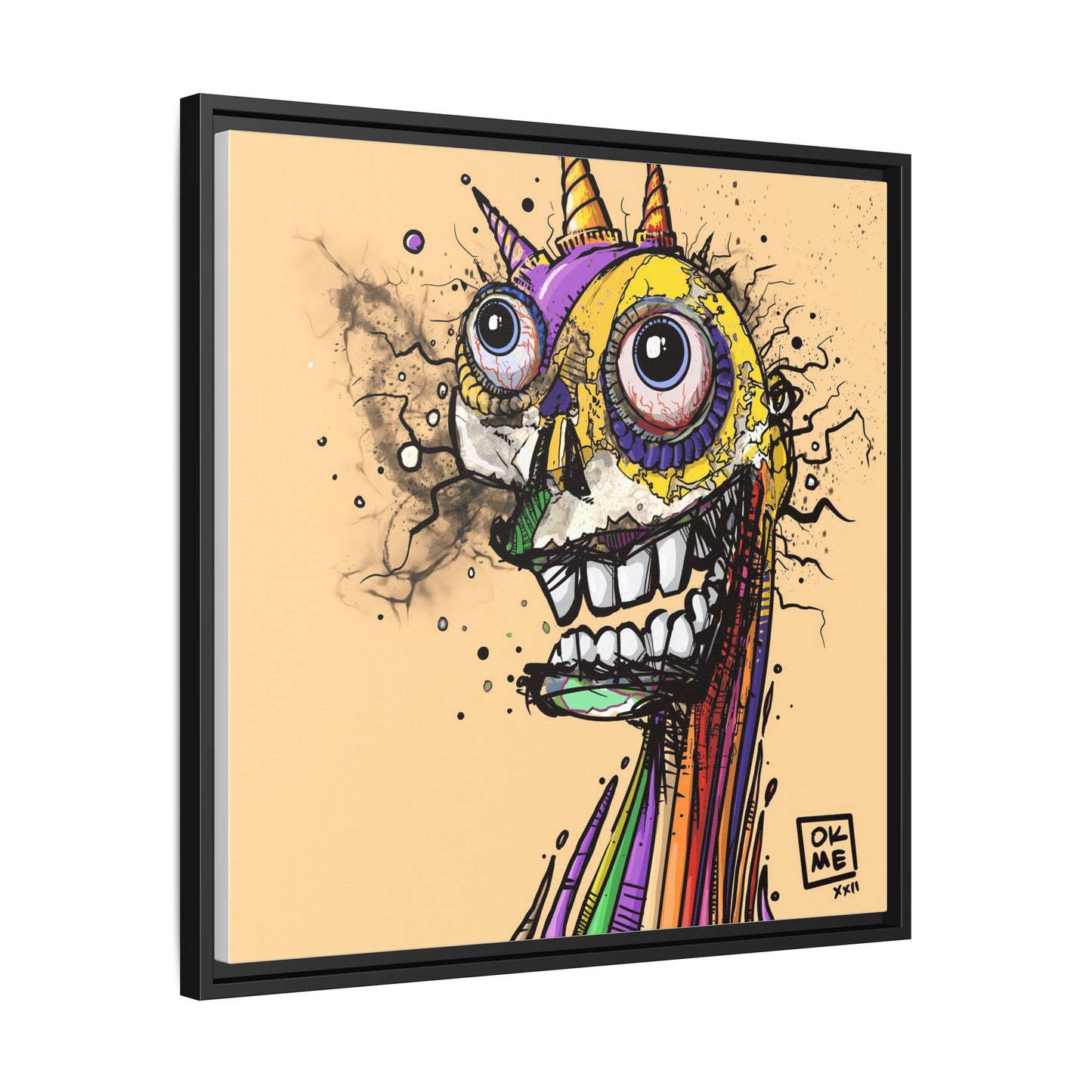 Fanta - Gallery Canvas Wrap, Square Frame