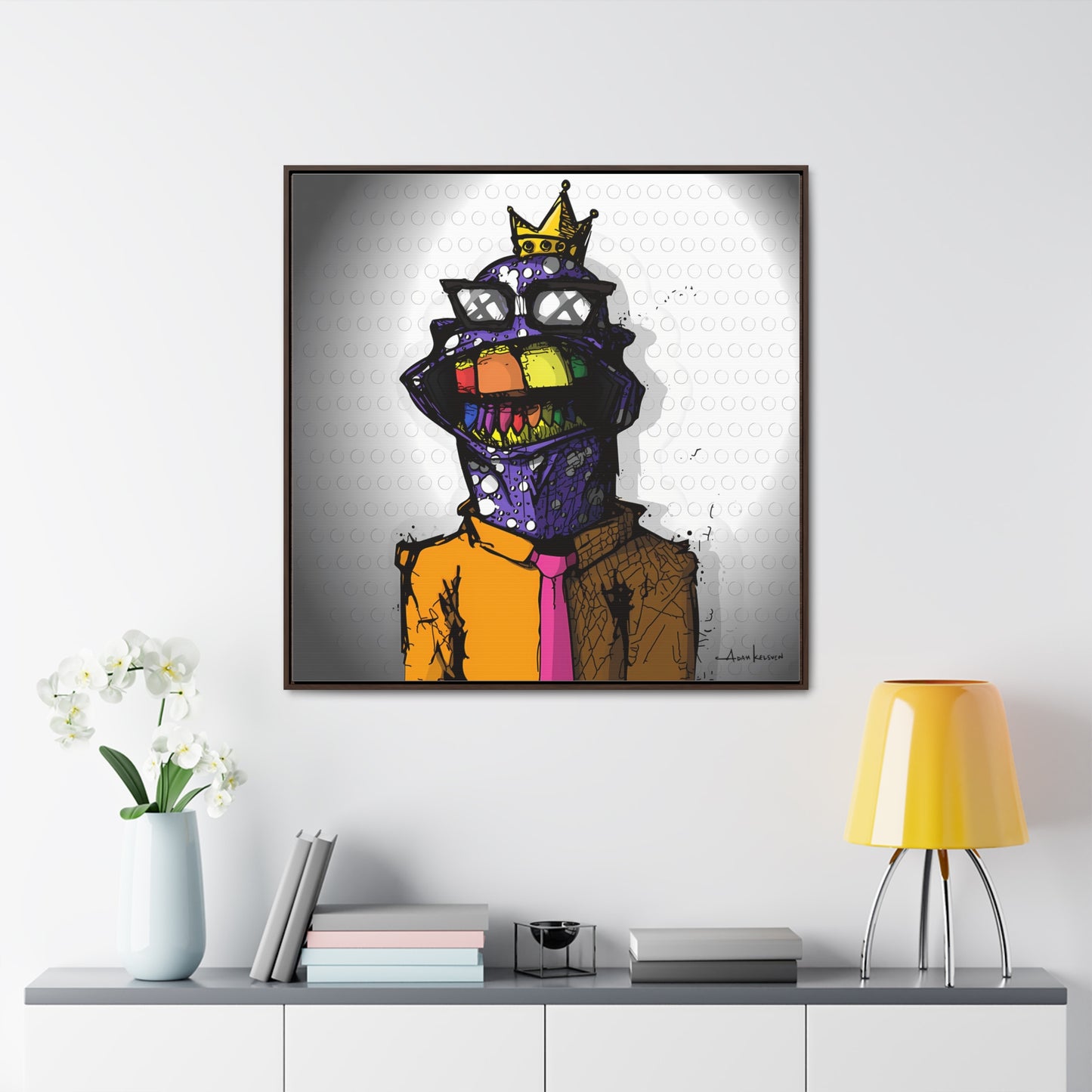 Creep #177 - Gallery Canvas Wraps, Square Frame