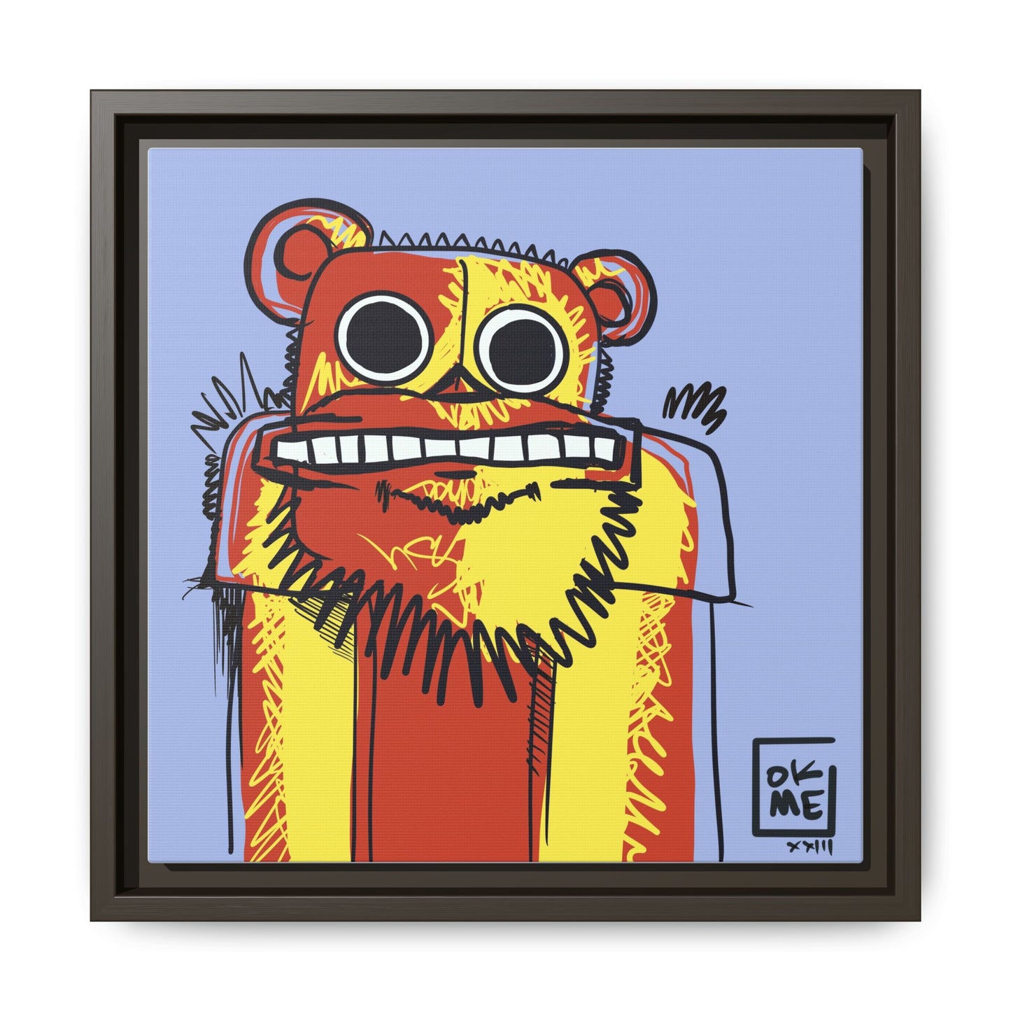 Pupils - Gallery Canvas Wrap, Square Frame