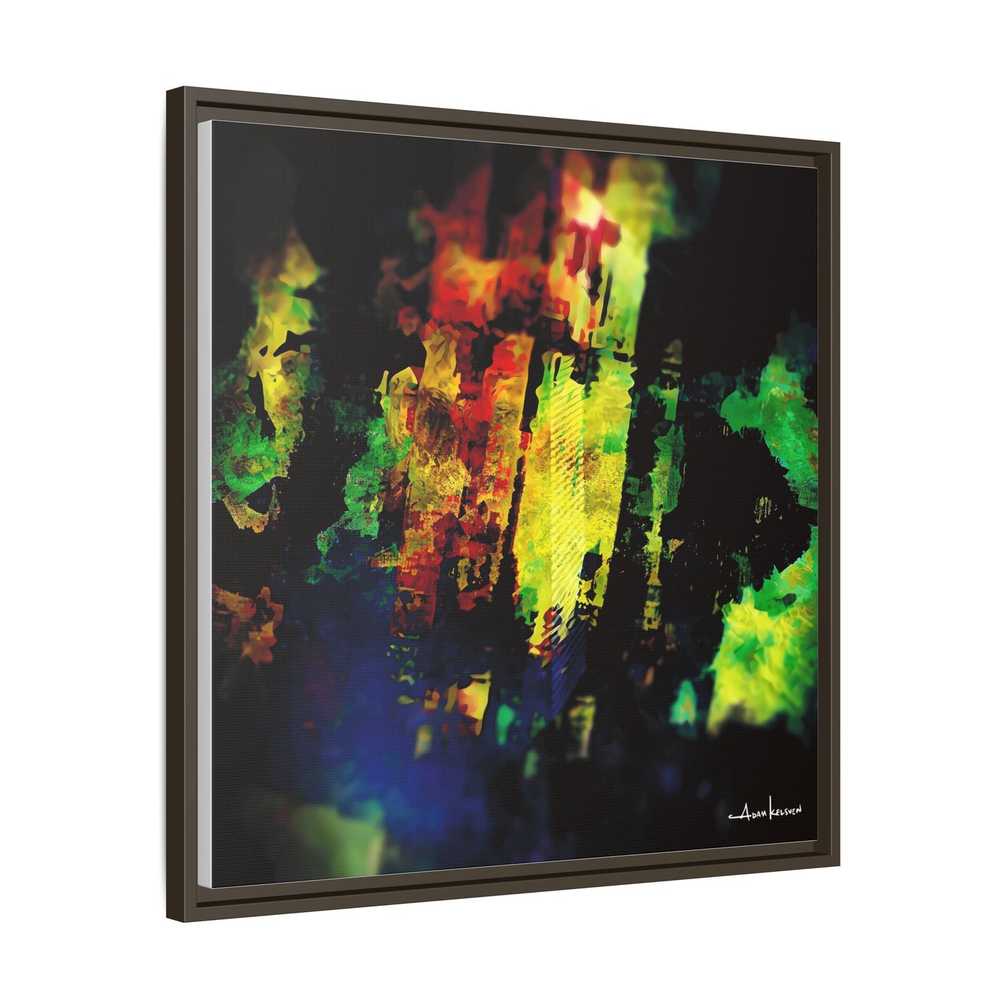 Digital Surface - Gallery Canvas Wrap, Square Frame