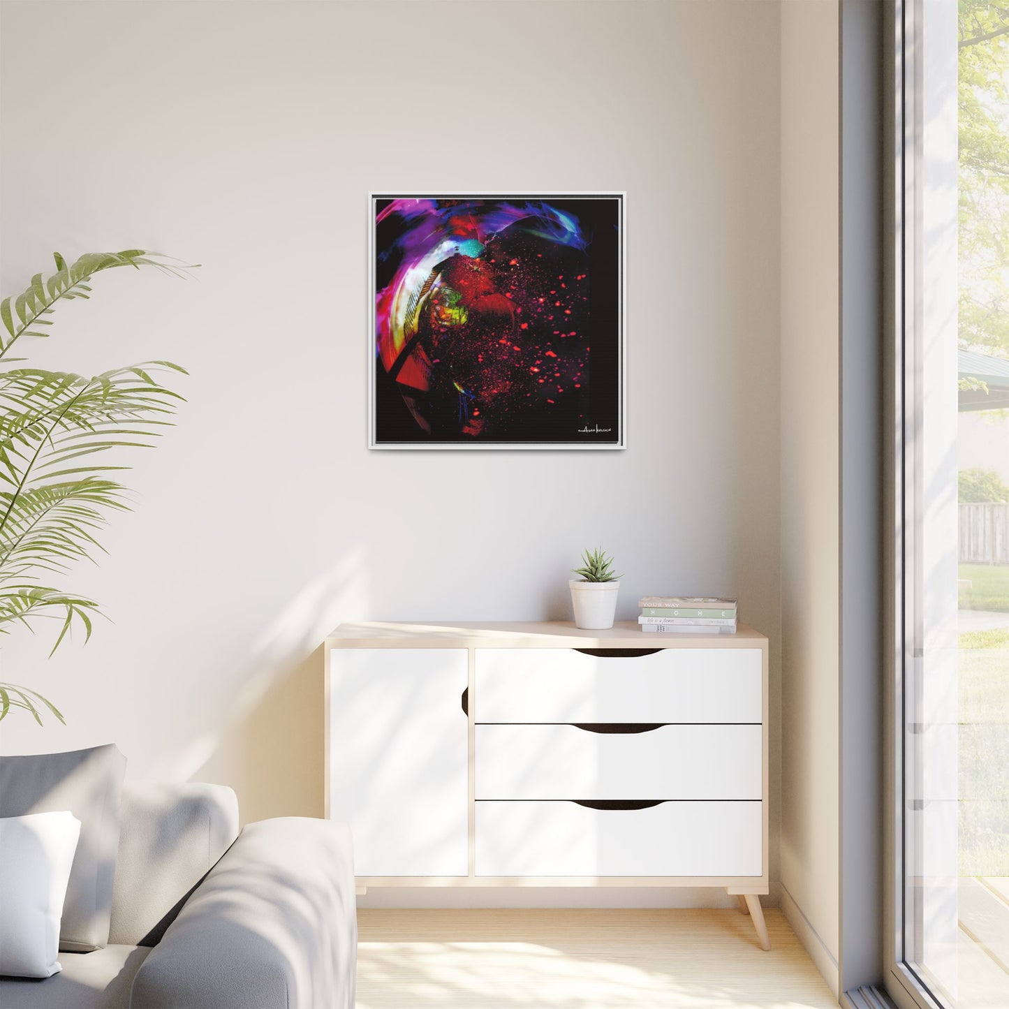 Matrices - Gallery Canvas Wrap, Square Frame