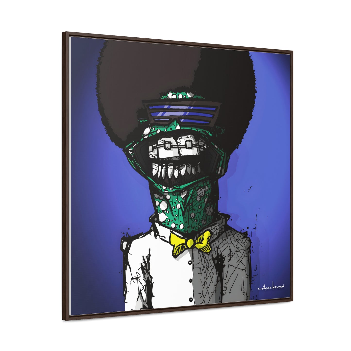 Creep #159 - Gallery Canvas Wraps, Square Frame