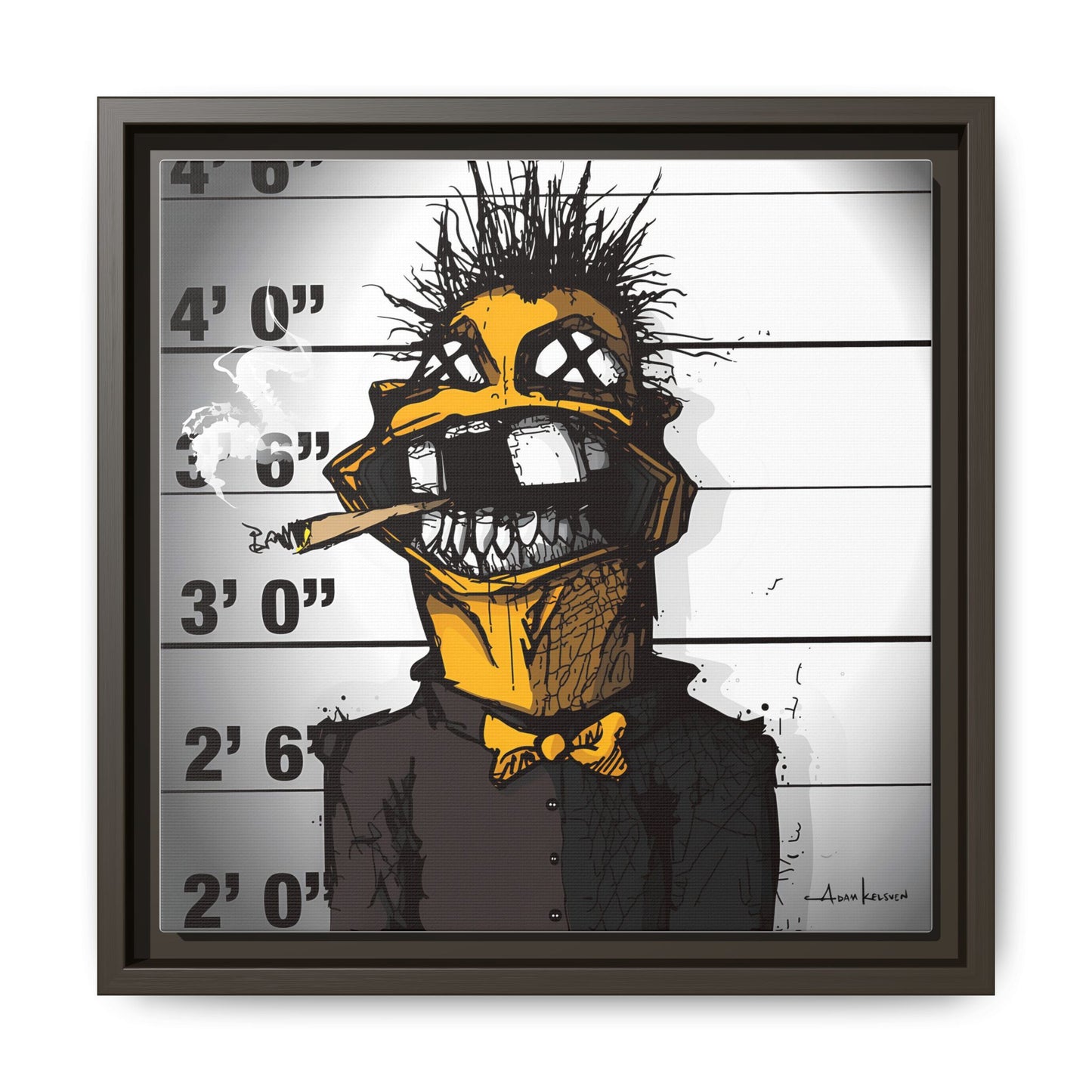 Creep #323 - Gallery Canvas Wraps, Square Frame