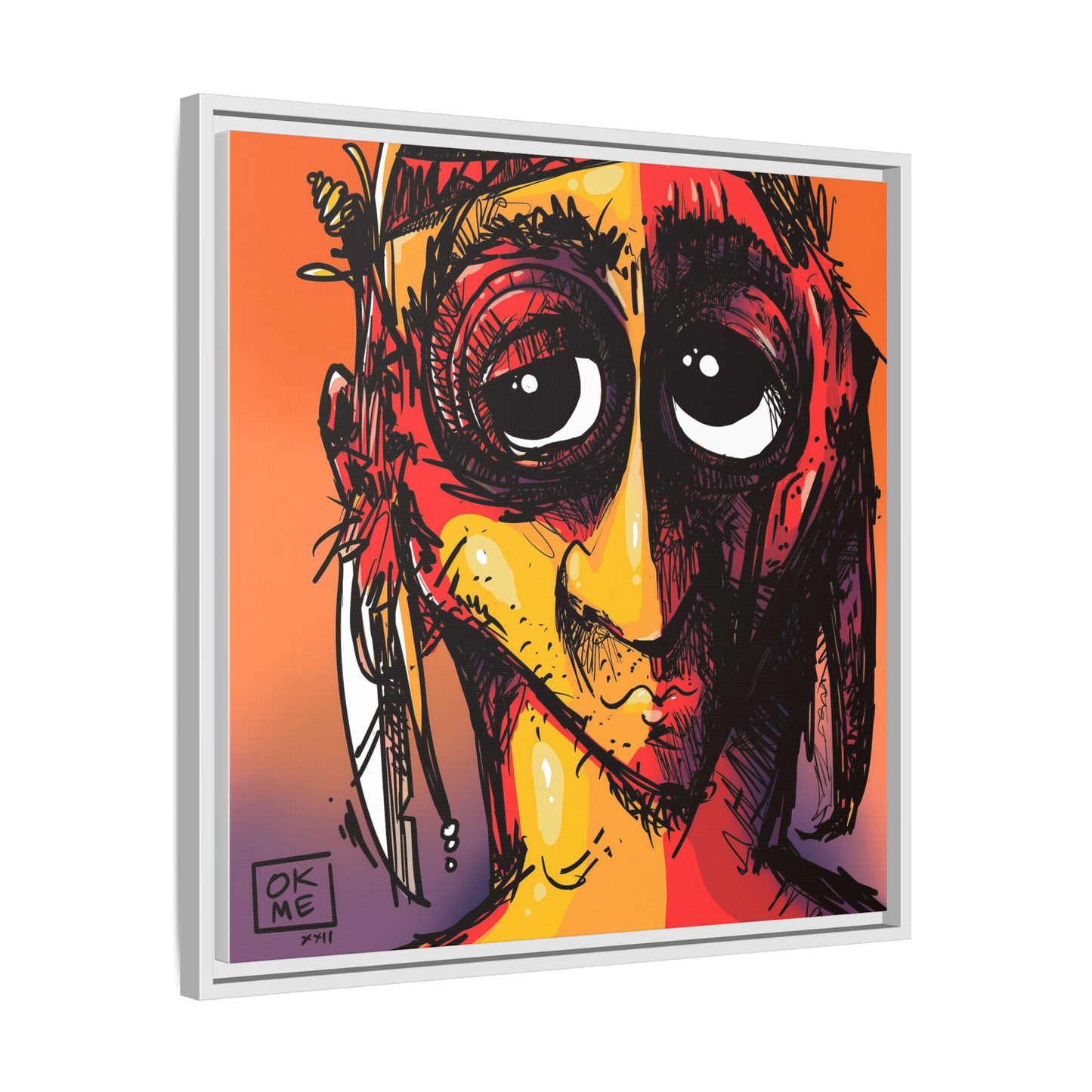 Serf - Gallery Canvas Wrap, Square Frame