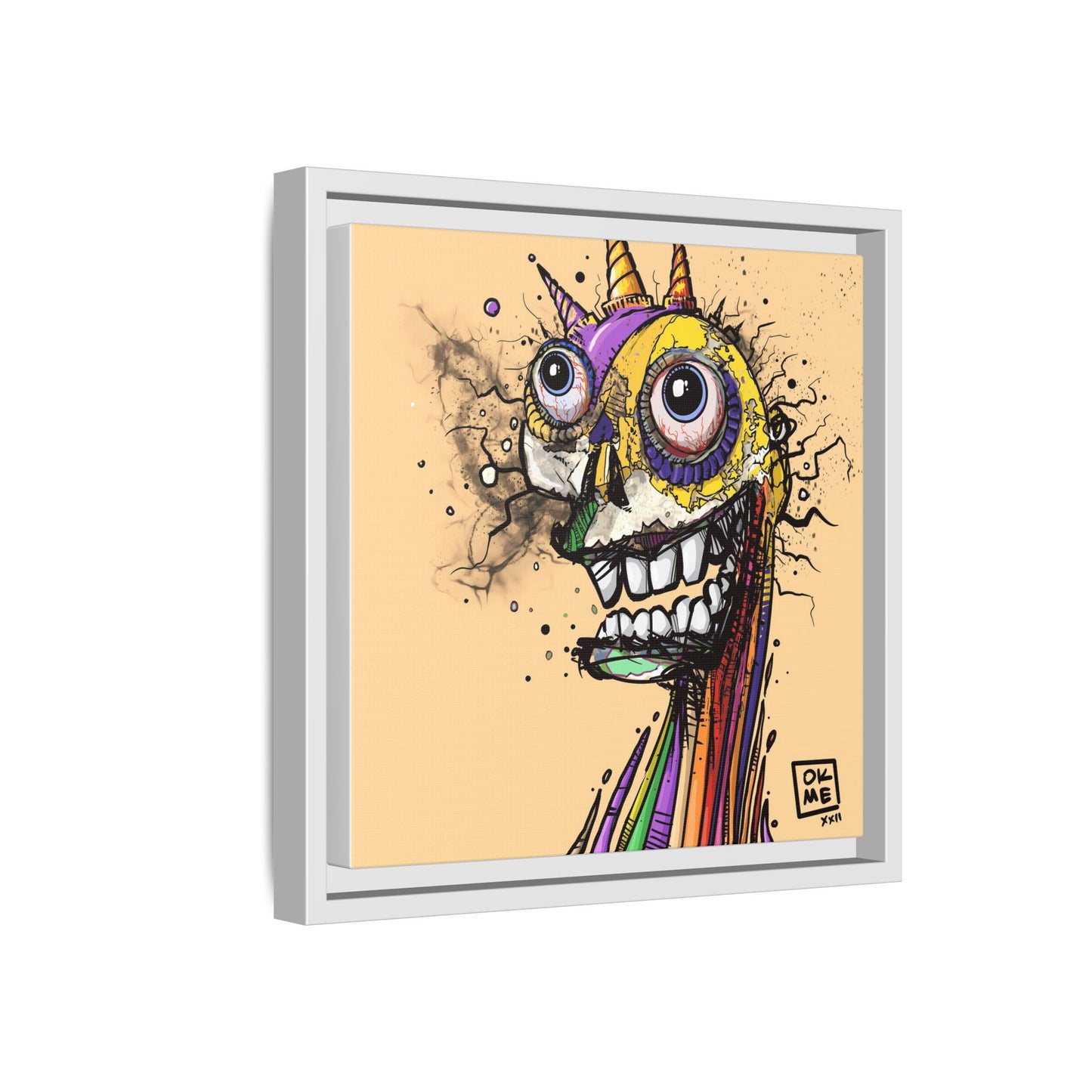 Fanta - Gallery Canvas Wrap, Square Frame