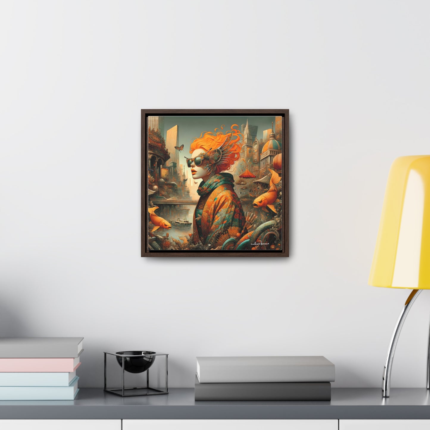 Urban Siren - Gallery Canvas Wrap, Square Frame