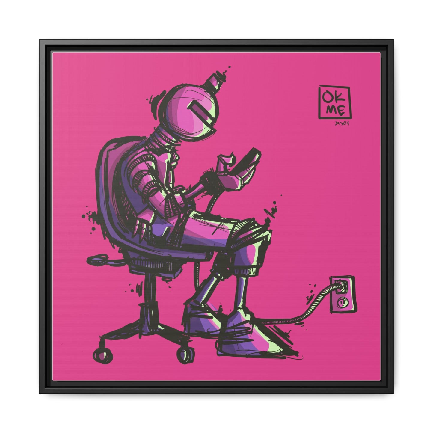 Updates - Gallery Canvas Wrap, Square Frame