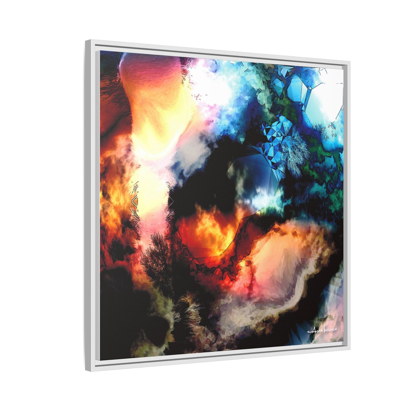 Rubble - Gallery Canvas Wrap, Square Frame