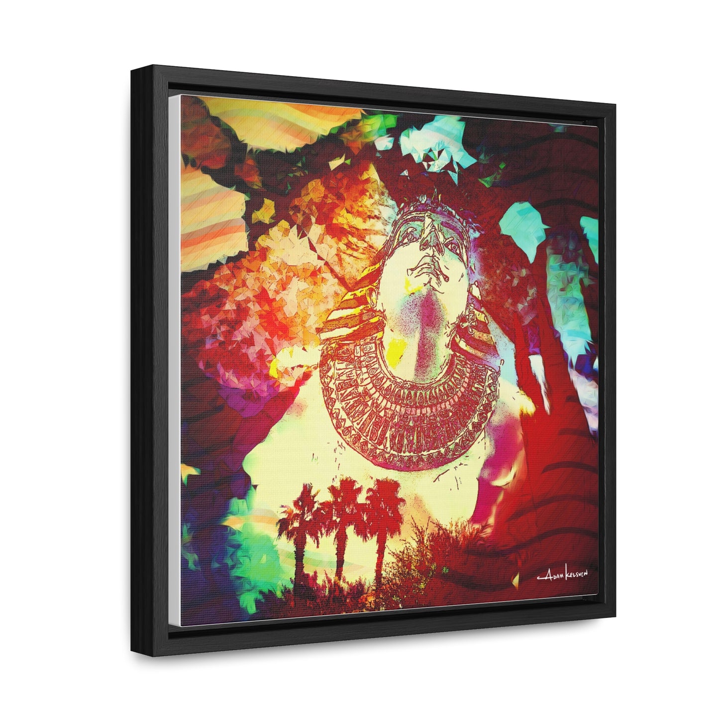 West Quest - Gallery Canvas Wrap, Square Frame