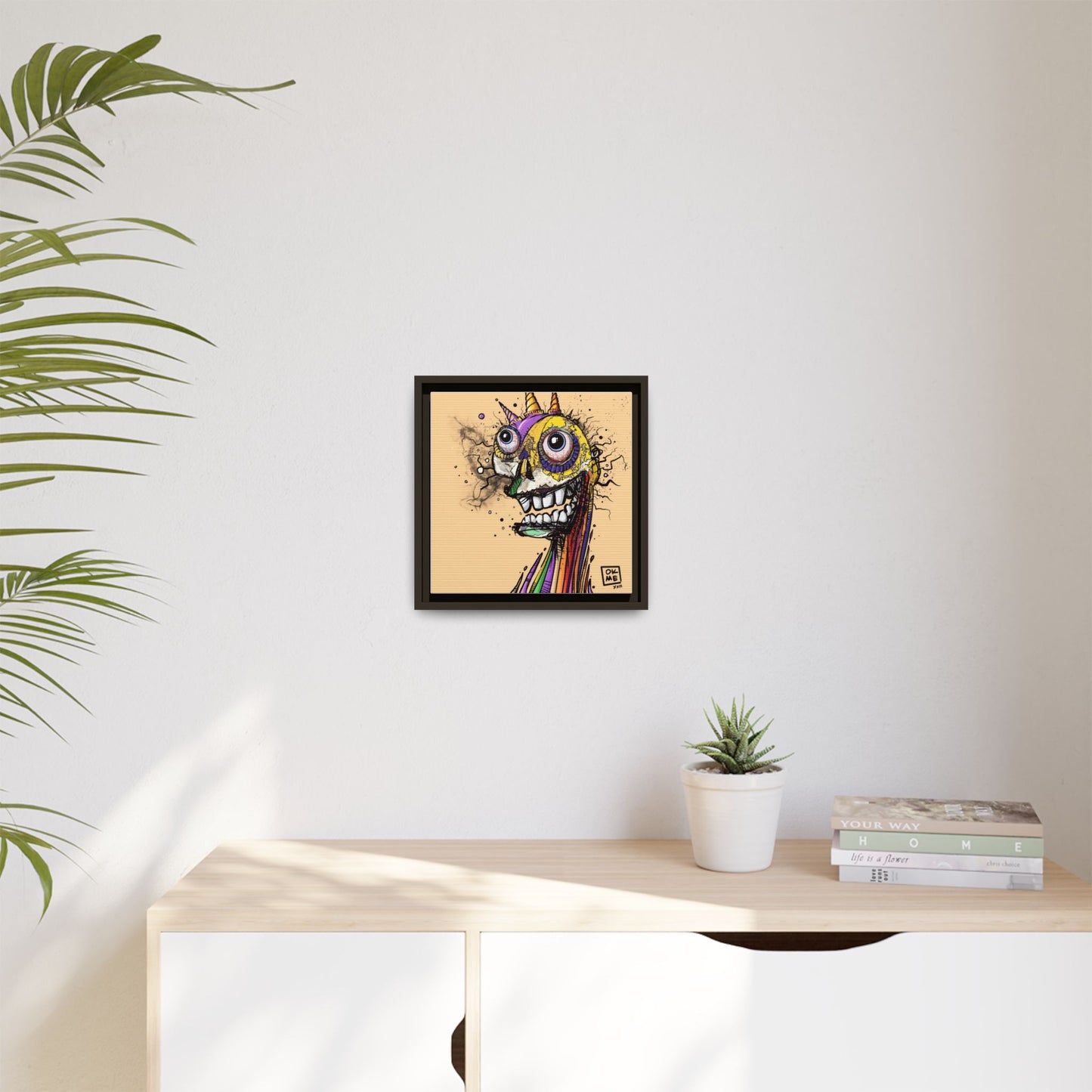 Fanta - Gallery Canvas Wrap, Square Frame