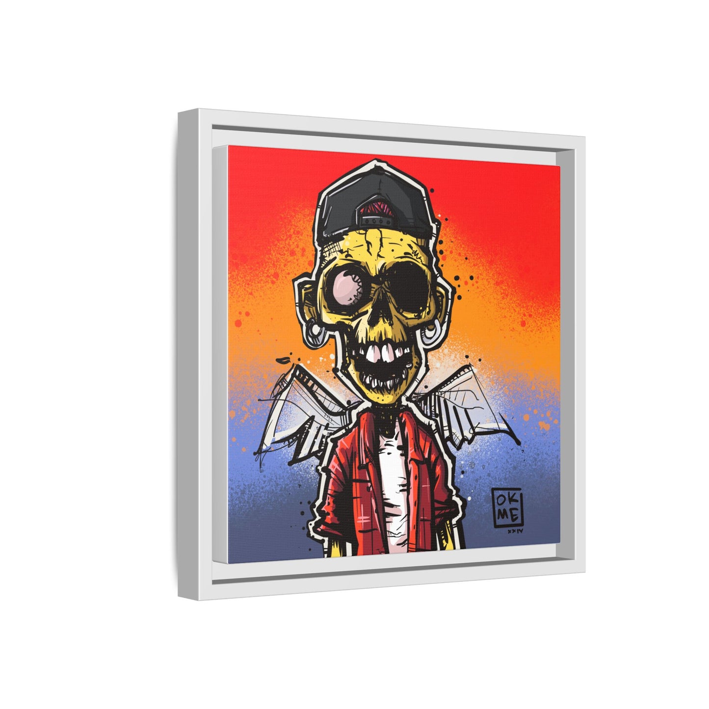 Scapula - Gallery Canvas Wrap, Square Frame