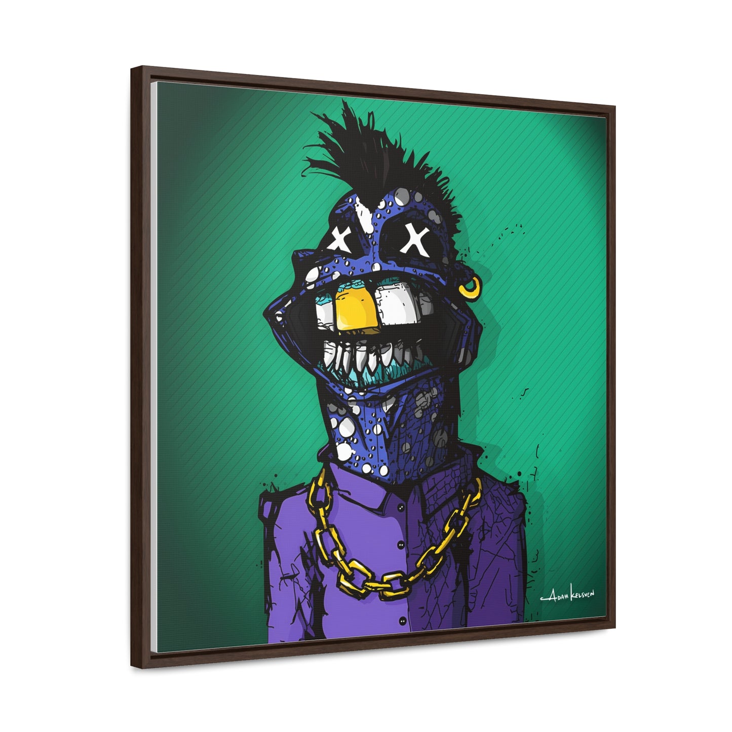 Creep #169 - Gallery Canvas Wraps, Square Frame