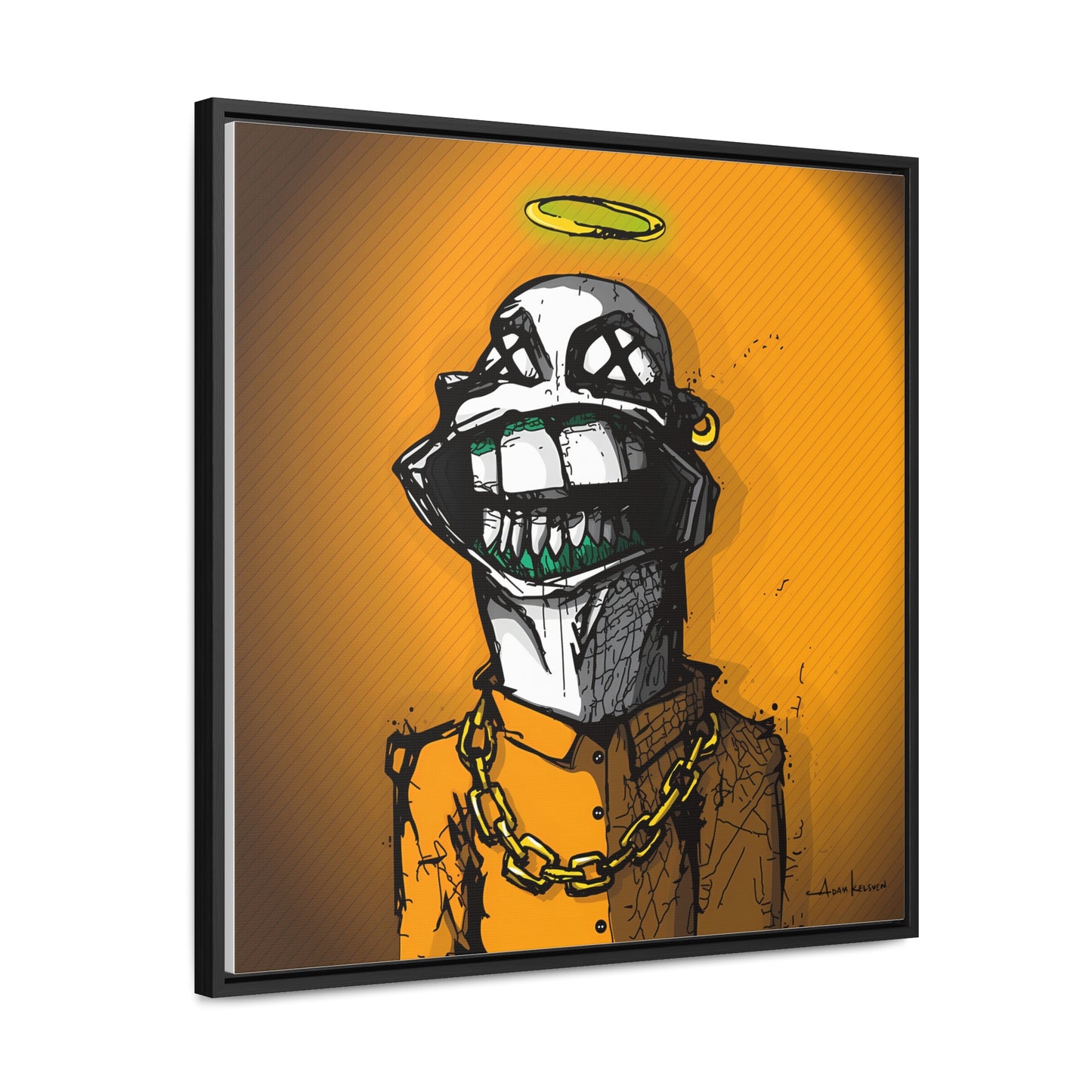 Creep #139 - Gallery Canvas Wraps, Square Frame