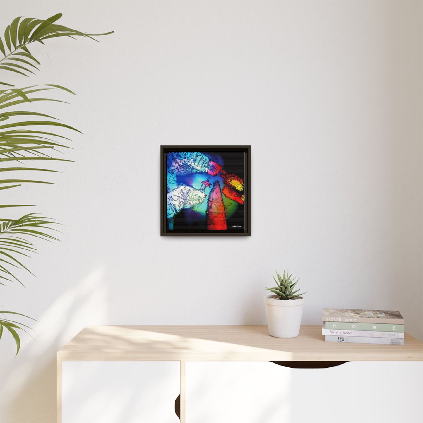 You Digital Turtle - Gallery Canvas Wrap, Square Frame