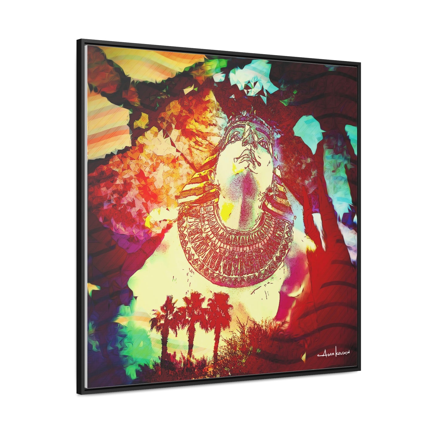 West Quest - Gallery Canvas Wrap, Square Frame