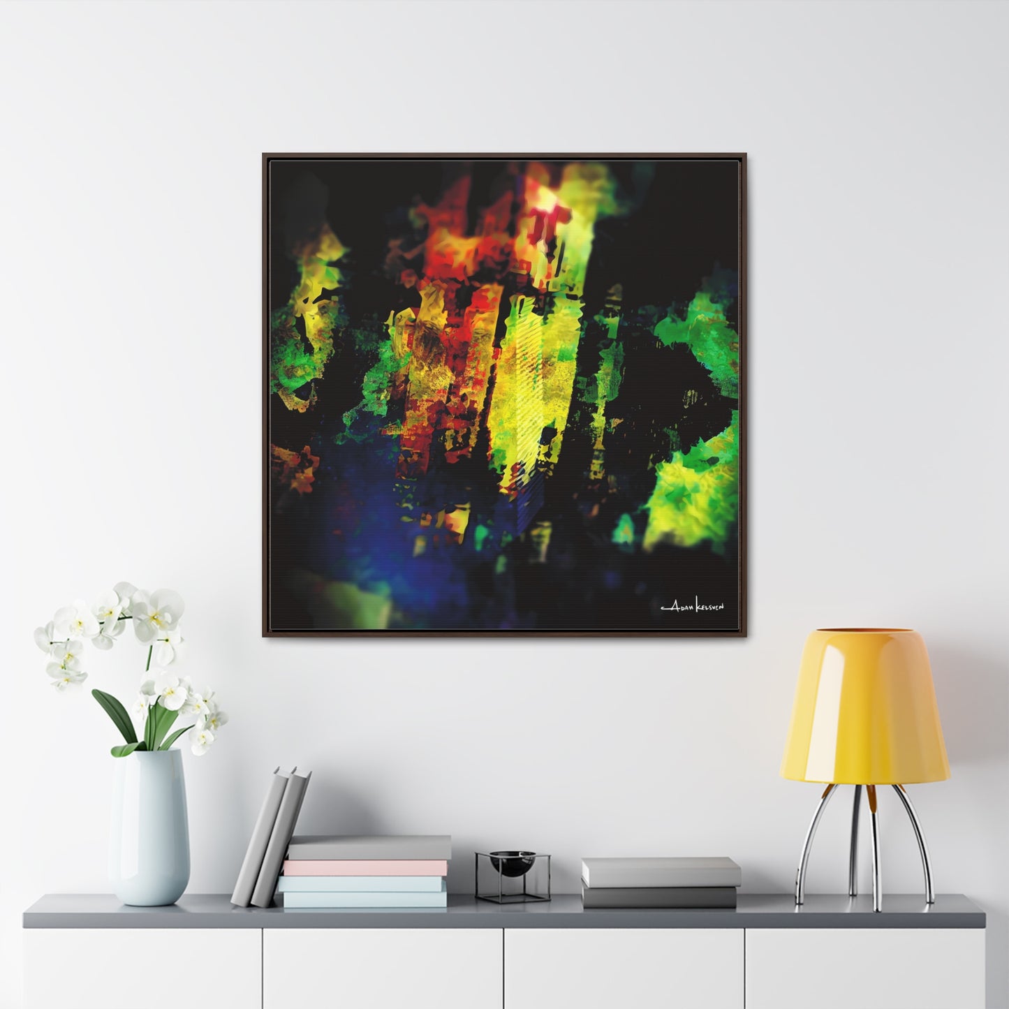 Digital Surface - Gallery Canvas Wrap, Square Frame