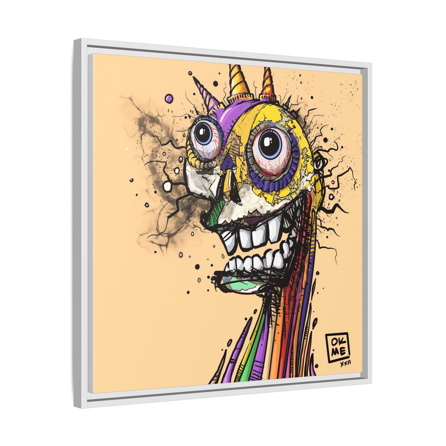 Fanta - Gallery Canvas Wrap, Square Frame