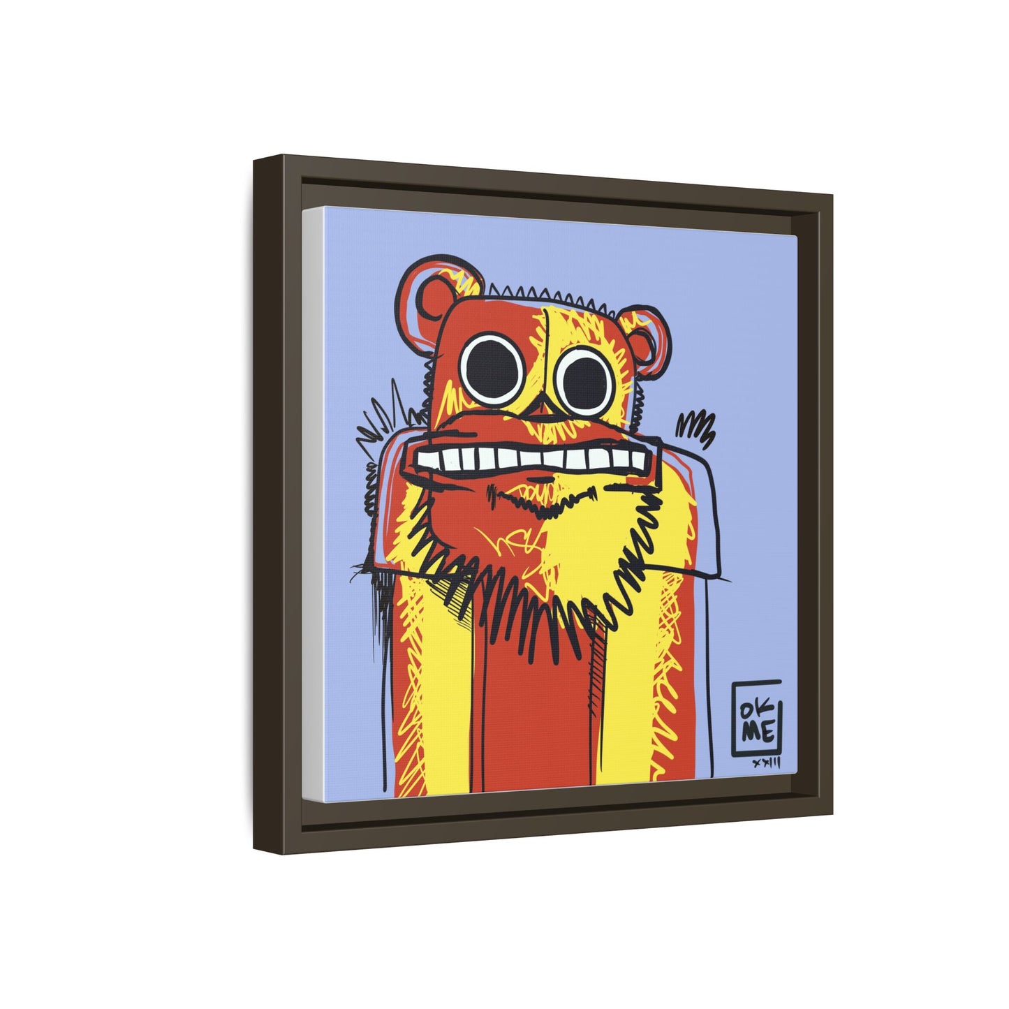 Pupils - Gallery Canvas Wrap, Square Frame