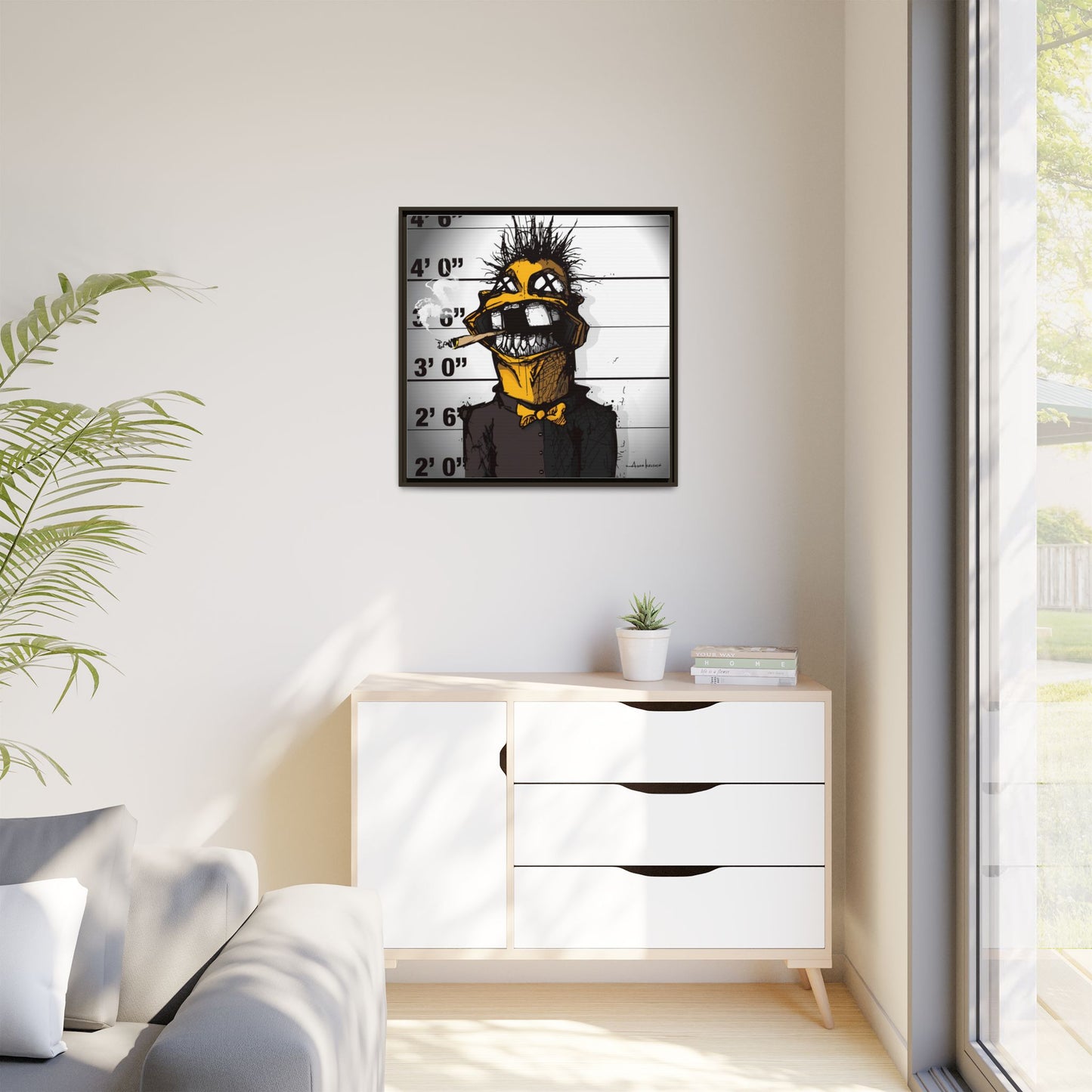 Creep #323 - Gallery Canvas Wraps, Square Frame