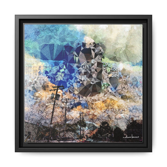 Storms - Gallery Canvas Wrap, Square Frame