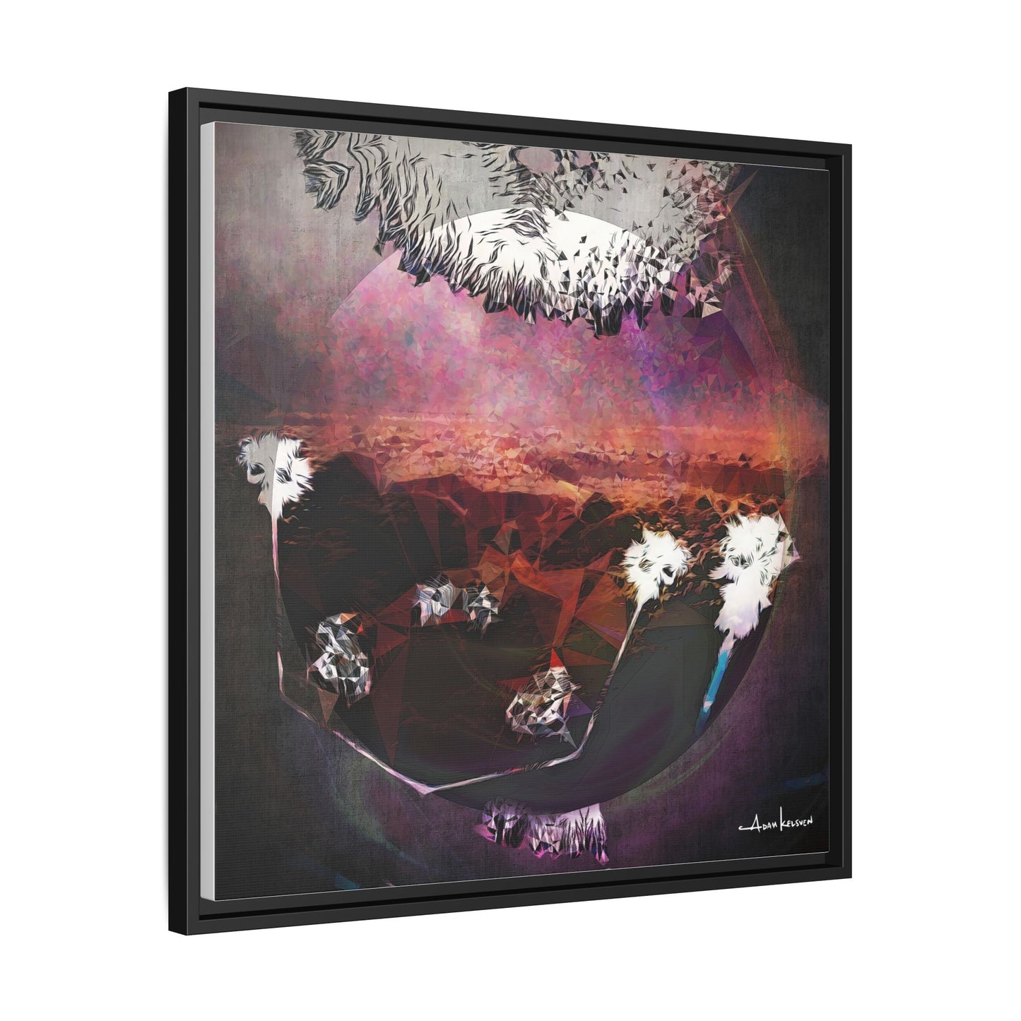 Bunny - Gallery Canvas Wrap, Square Frame