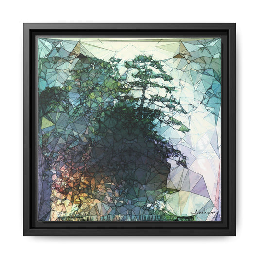 Dude, Bonsai - Gallery Canvas Wrap, Square Frame