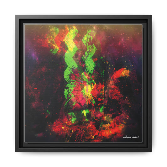 Sailboat - Gallery Canvas Wrap, Square Frame