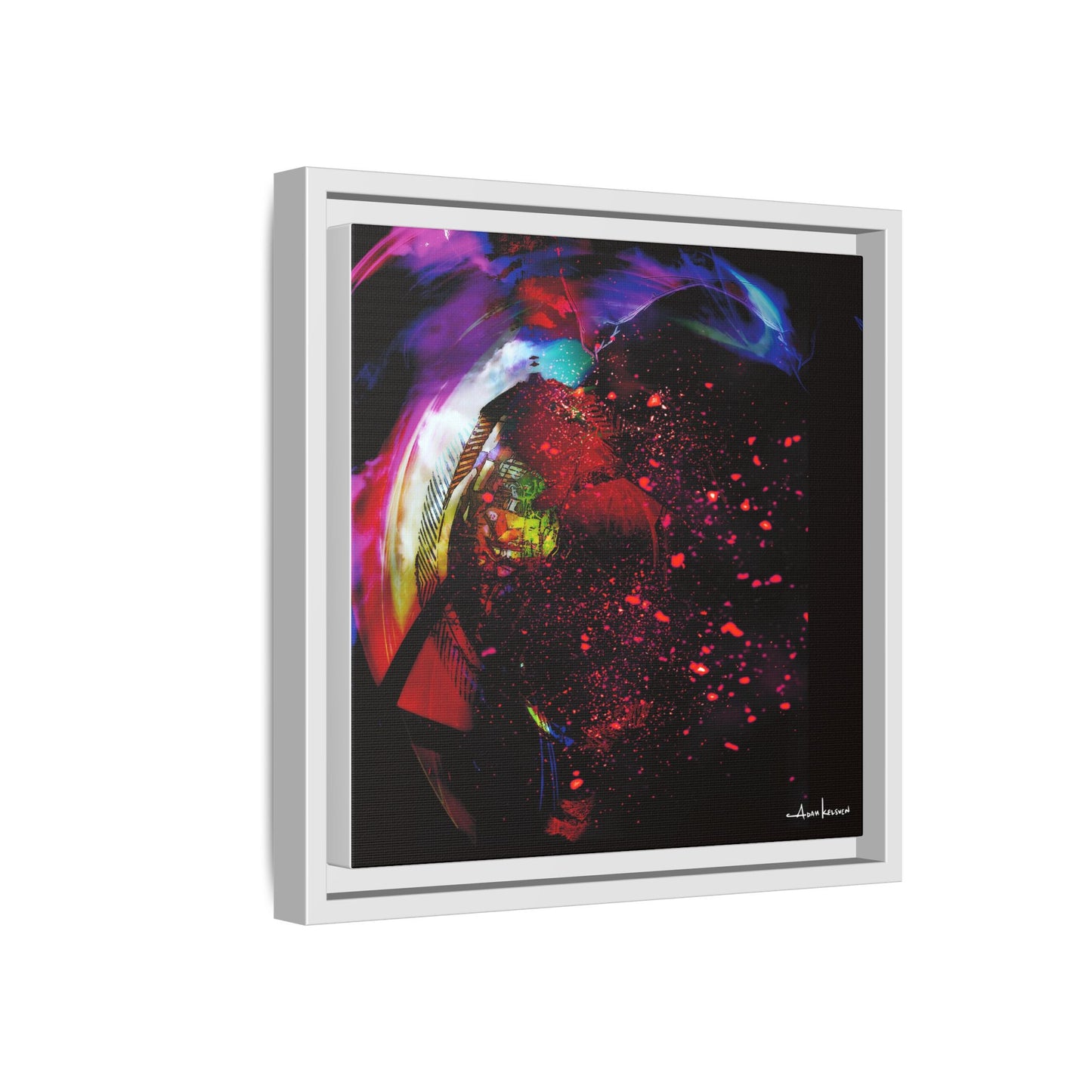 Matrices - Gallery Canvas Wrap, Square Frame