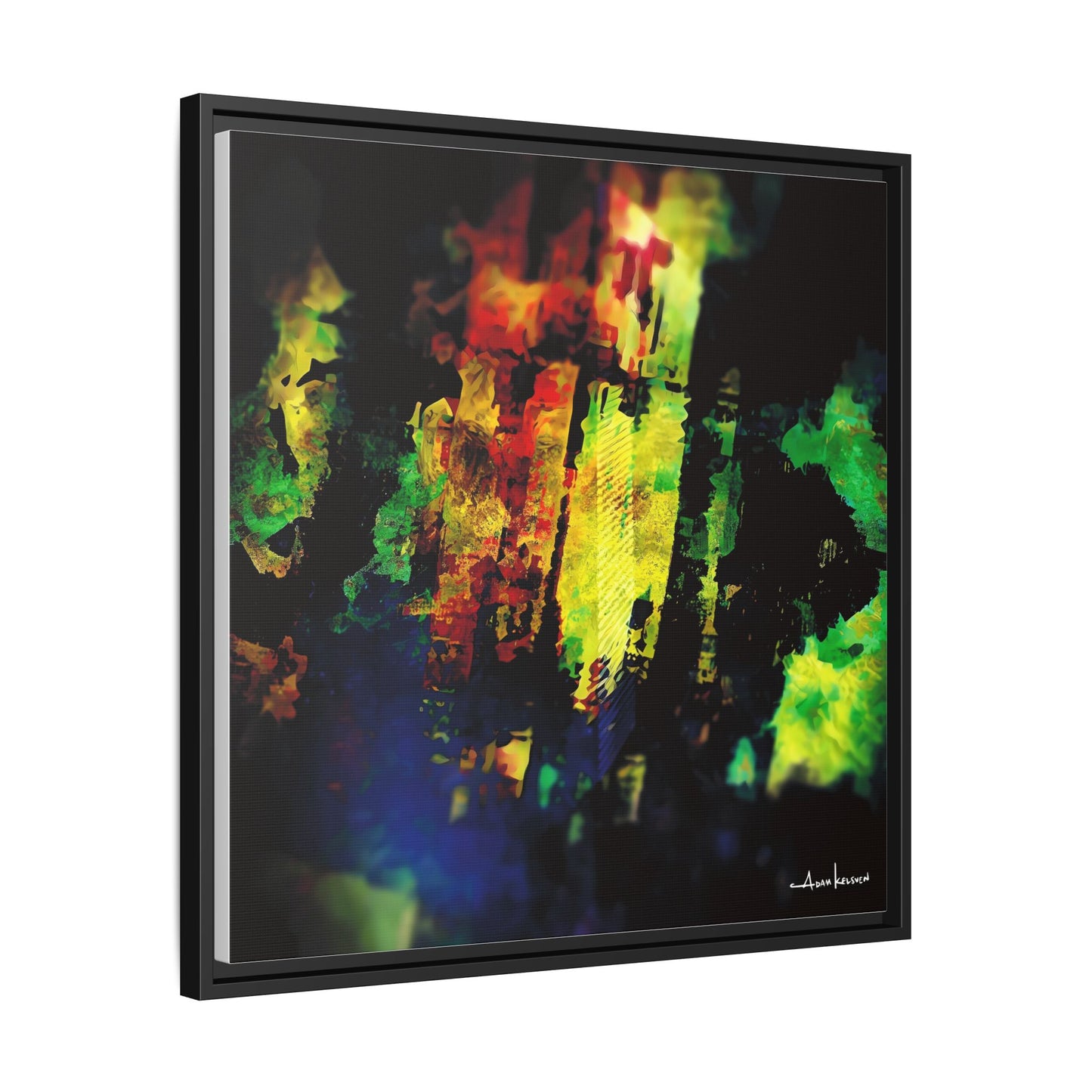 Digital Surface - Gallery Canvas Wrap, Square Frame