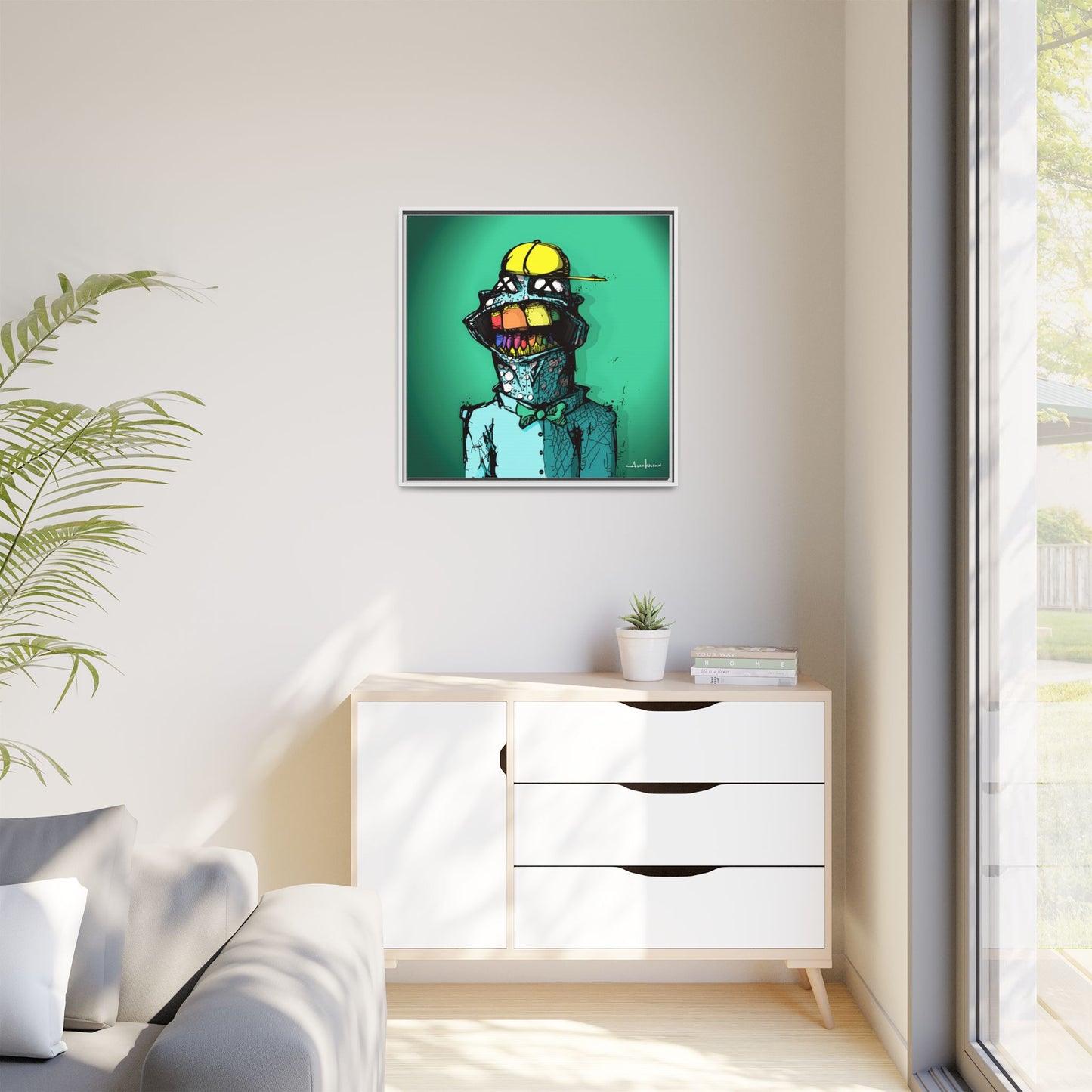 Creep #317 - Gallery Canvas Wraps, Square Frame