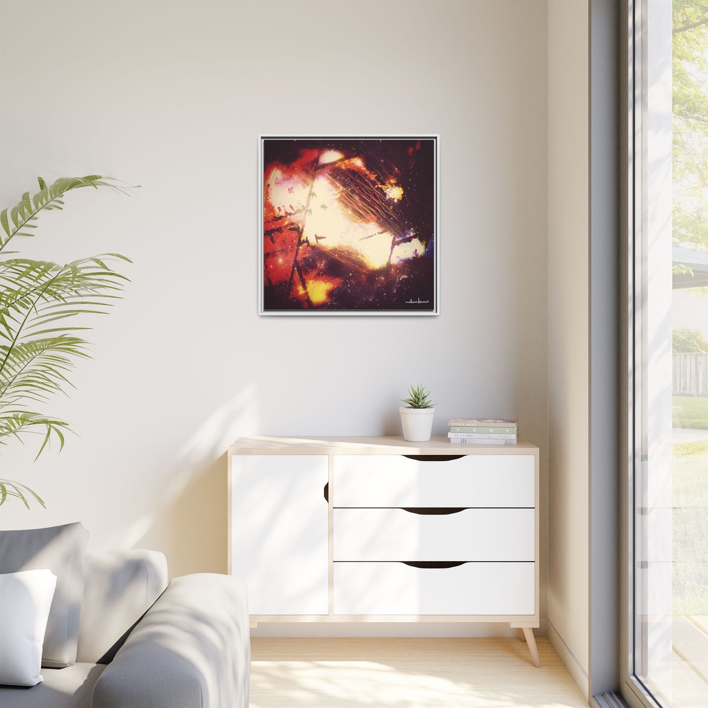 Universal Leak - Gallery Canvas Wrap, Square Frame