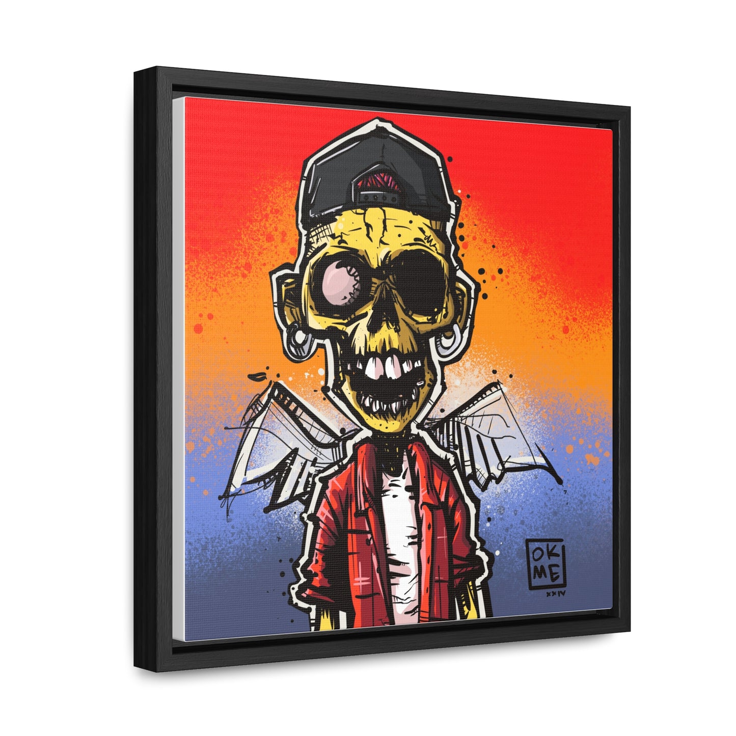 Scapula - Gallery Canvas Wrap, Square Frame