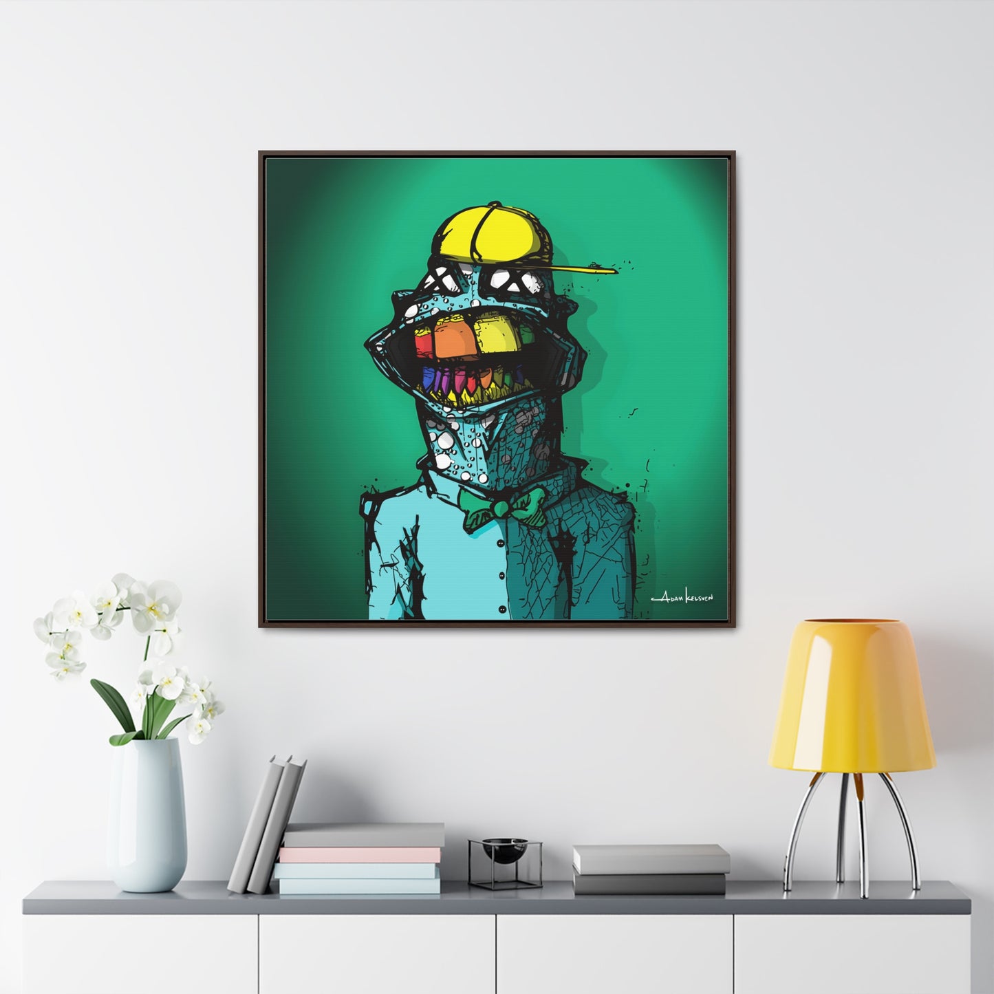 Creep #317 - Gallery Canvas Wraps, Square Frame