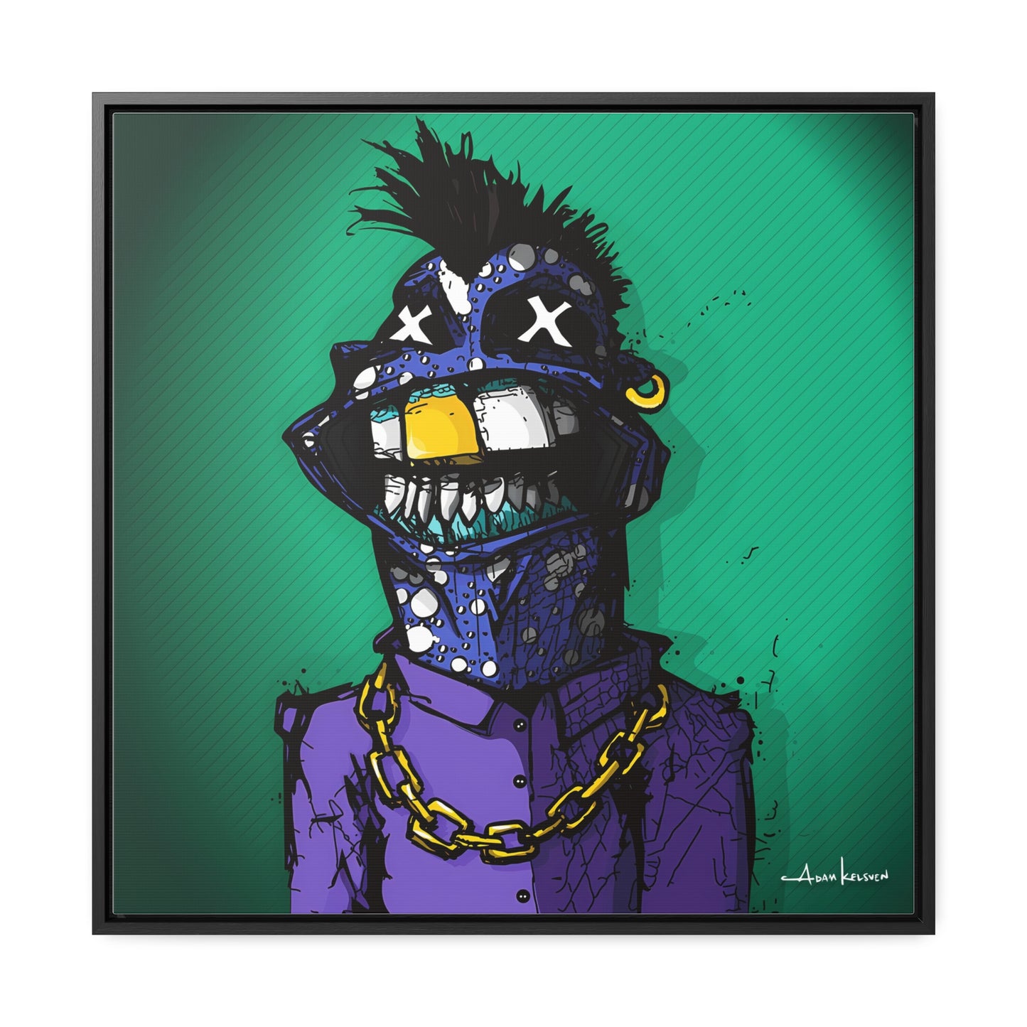 Creep #169 - Gallery Canvas Wraps, Square Frame