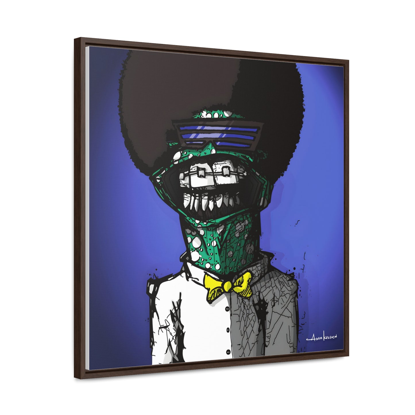 Creep #159 - Gallery Canvas Wraps, Square Frame