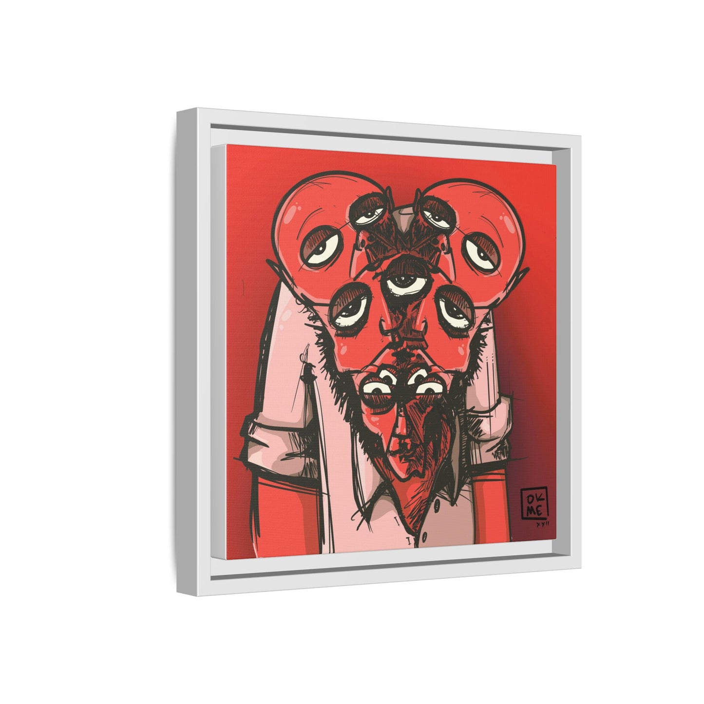 Mern - Gallery Canvas Wrap, Square Frame