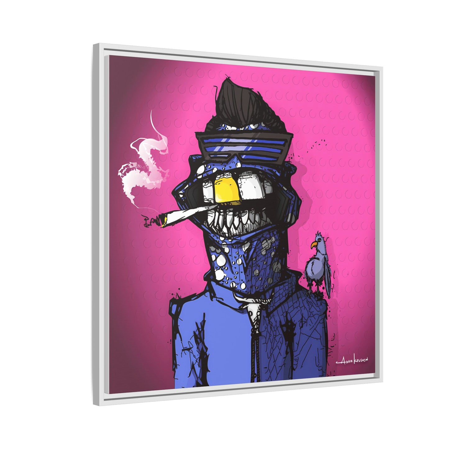 Creep #022 - Gallery Canvas Wraps, Square Frame