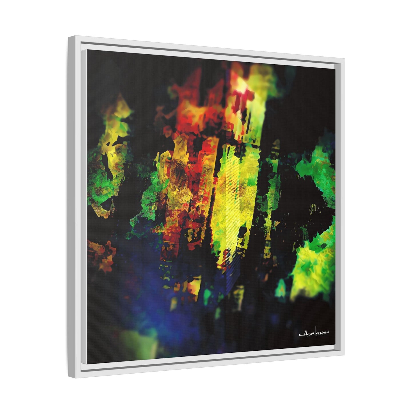 Digital Surface - Gallery Canvas Wrap, Square Frame