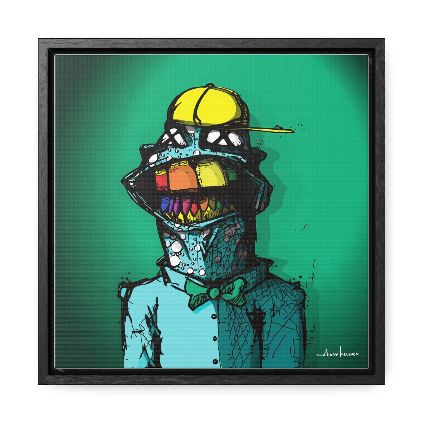 Creep #317 - Gallery Canvas Wraps, Square Frame