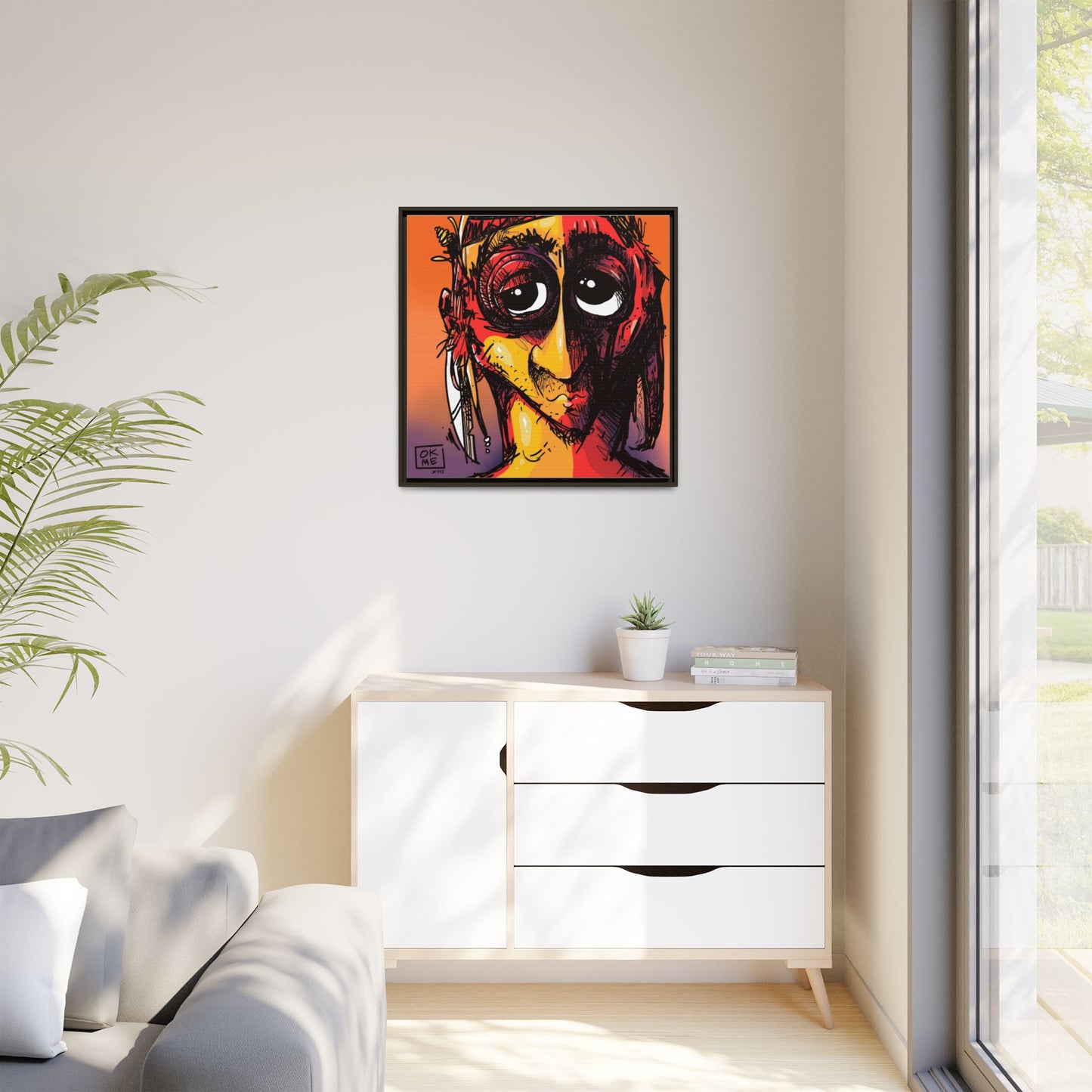 Serf - Gallery Canvas Wrap, Square Frame