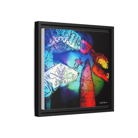 You Digital Turtle - Gallery Canvas Wrap, Square Frame