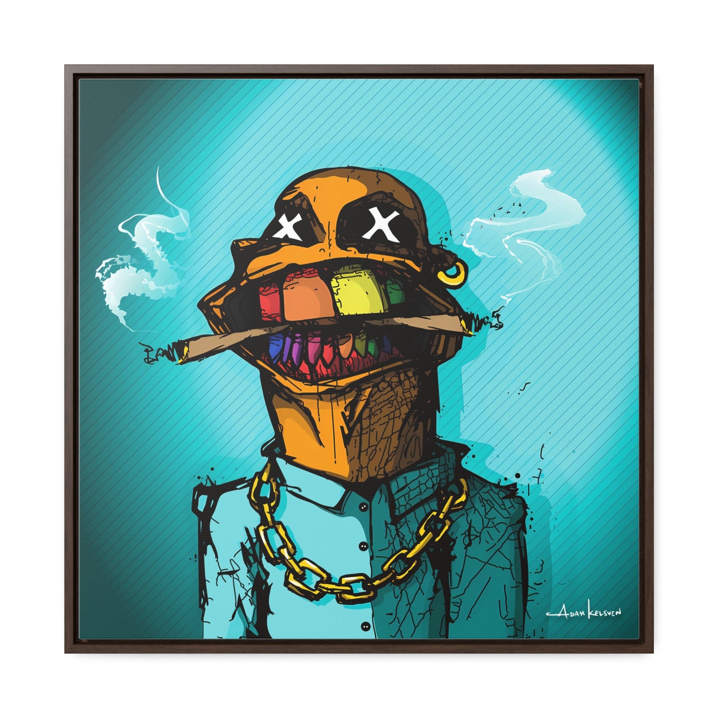 Creep #240 - Gallery Canvas Wraps, Square Frame