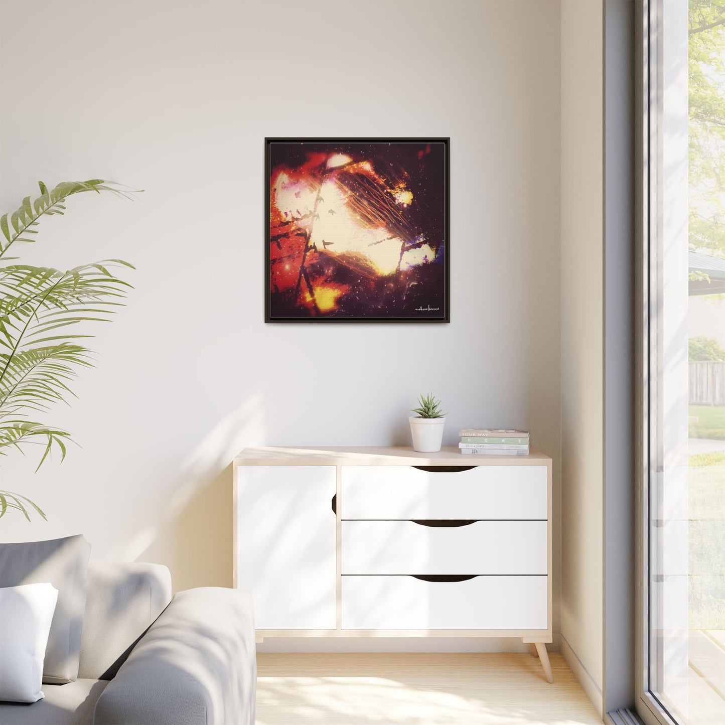 Universal Leak - Gallery Canvas Wrap, Square Frame